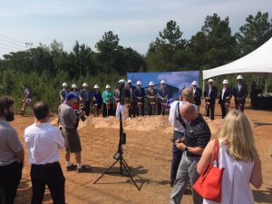 Groundbreaking ceremony in Augusta GA - CT Darnell and Gray Television